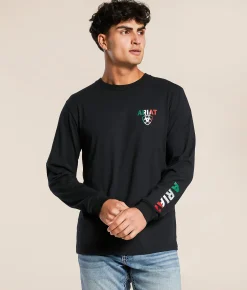 Tops|Graphic T-Shirts | Ariat Eagle Eye T-Shirt Black