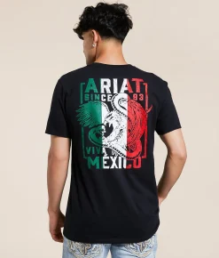 Tops|Graphic T-Shirts | Ariat Eagle Eye T-Shirt Black