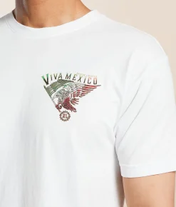 Graphic T-Shirts | Freedom Ranch Eagle Flag T-Shirt White
