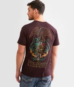 Graphic T-Shirts | Freedom Ranch Eagle Snakes T-Shirt Jester Red Black