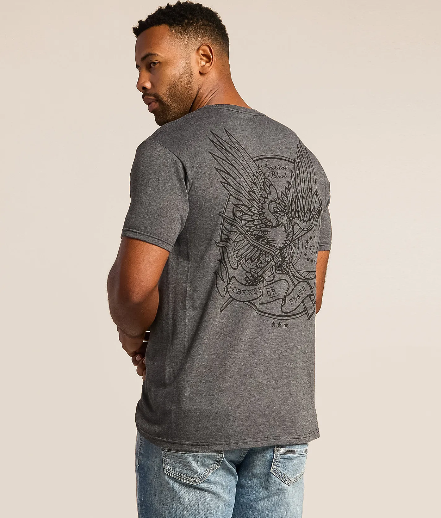 Howitzer Eagle T-Shirt Charcoal Heather