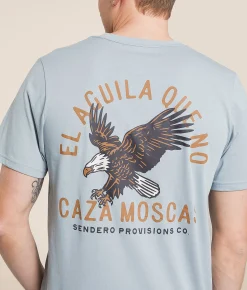 Sendero Provisions Co. Eagle T-Shirt Big Sky Blue Online