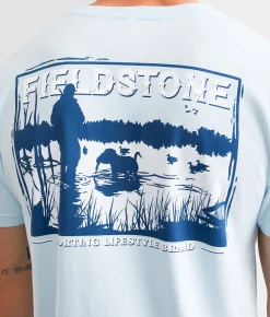 Fieldstone Early Morning T-Shirt Chambray Discount