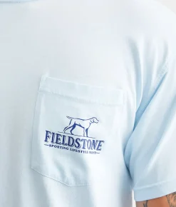 Fieldstone Early Morning T-Shirt Chambray Discount