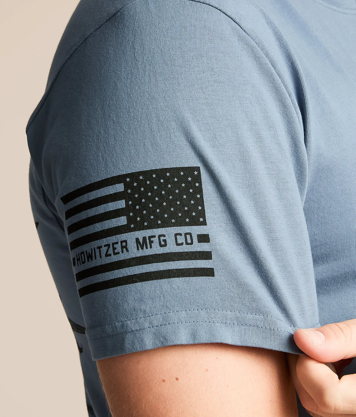 Tops|Graphic T-Shirts | Howitzer Earned T-Shirt Steel Blue