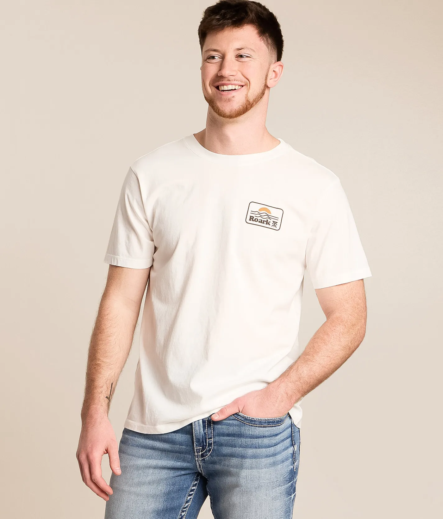 Roark Earth & Sea T-Shirt Off White Best