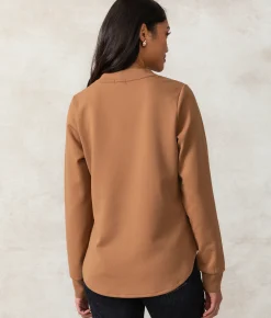 Buckle Black Eased Top Carob Brown