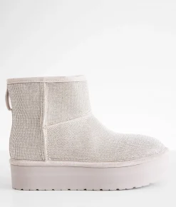 Madden Girl Easer Rhinestone Ankle Boot Grey Multi Outlet