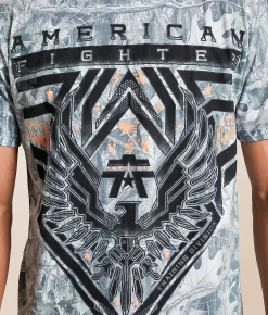 American Fighter East Bend T-Shirt Tan Multi Clearance
