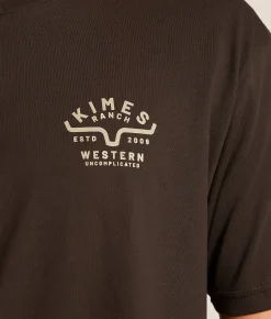 Tops|Graphic T-Shirts | Kimes Ranch Easy Does It T-Shirt Dark Chocolate