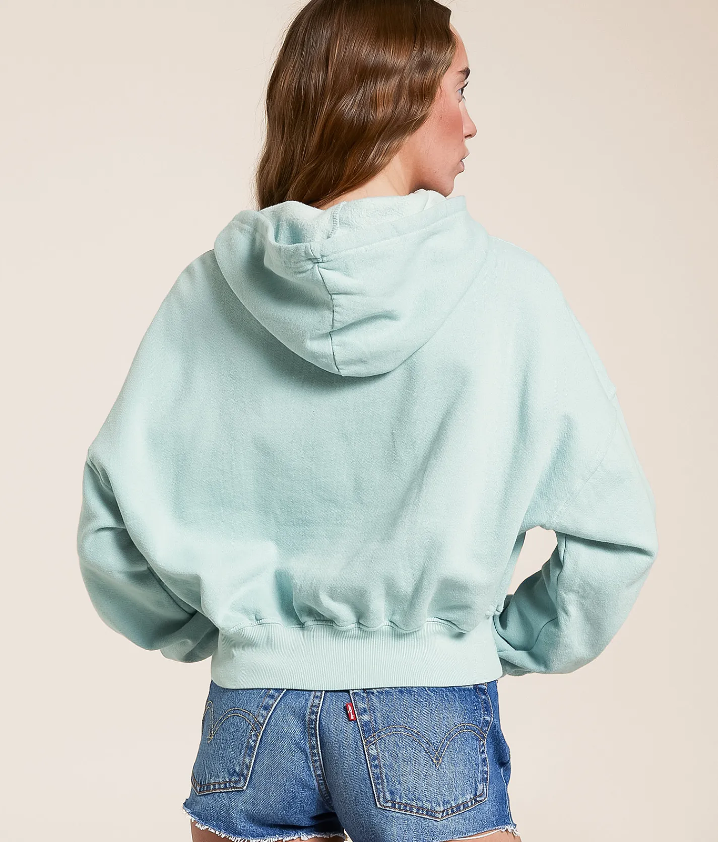 Billabong Easy To Love Hooded Sweatshirt Sea Fog Outlet
