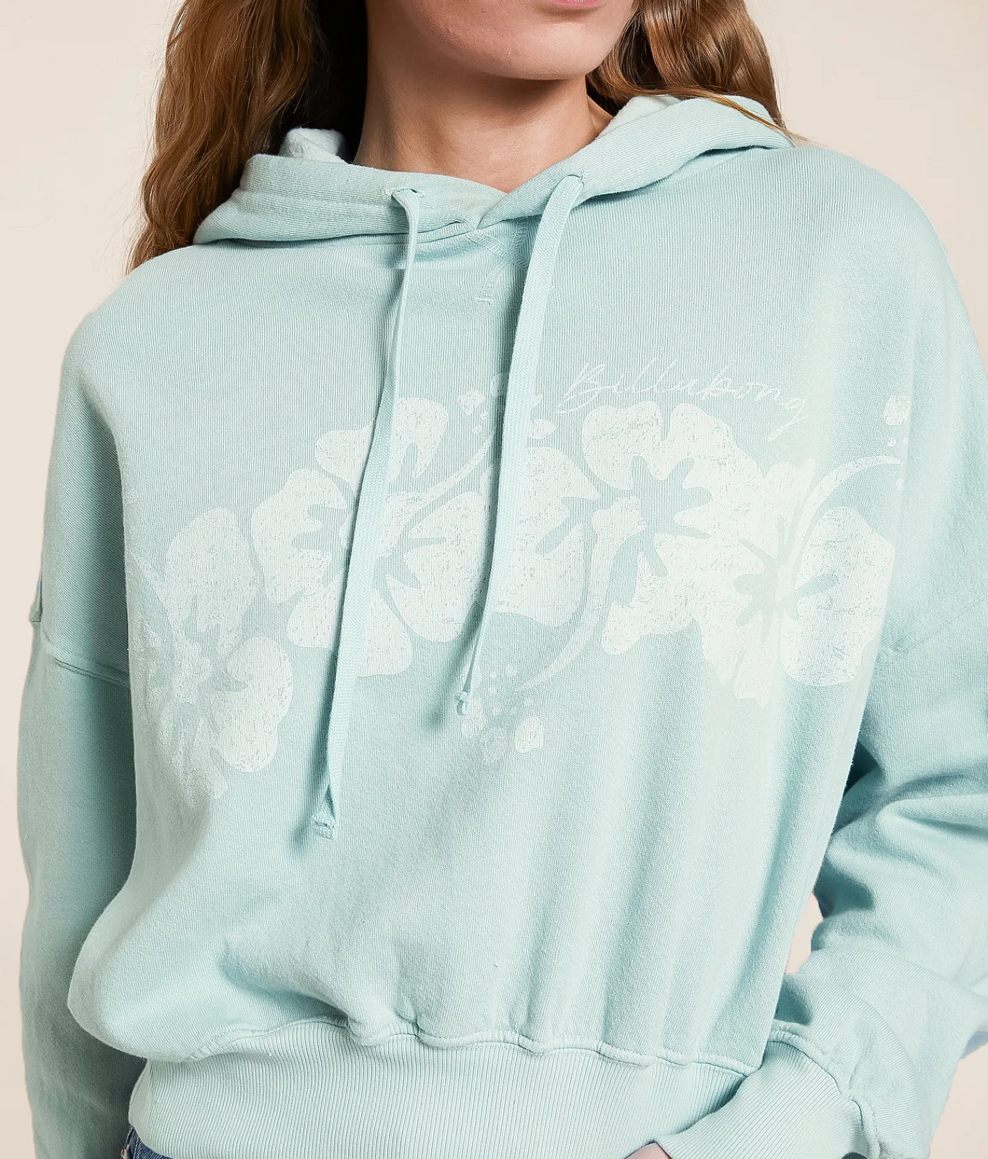 Billabong Easy To Love Hooded Sweatshirt Sea Fog Outlet