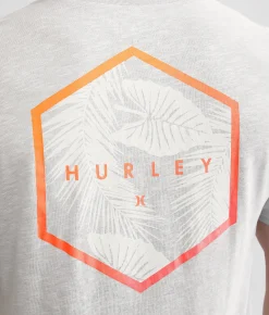Hurley Easy Tropical T-Shirt Wolf Grey Outlet