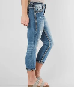 Rock Revival Ebba Easy Stretch Cropped Jean Ebba EC204 Discount