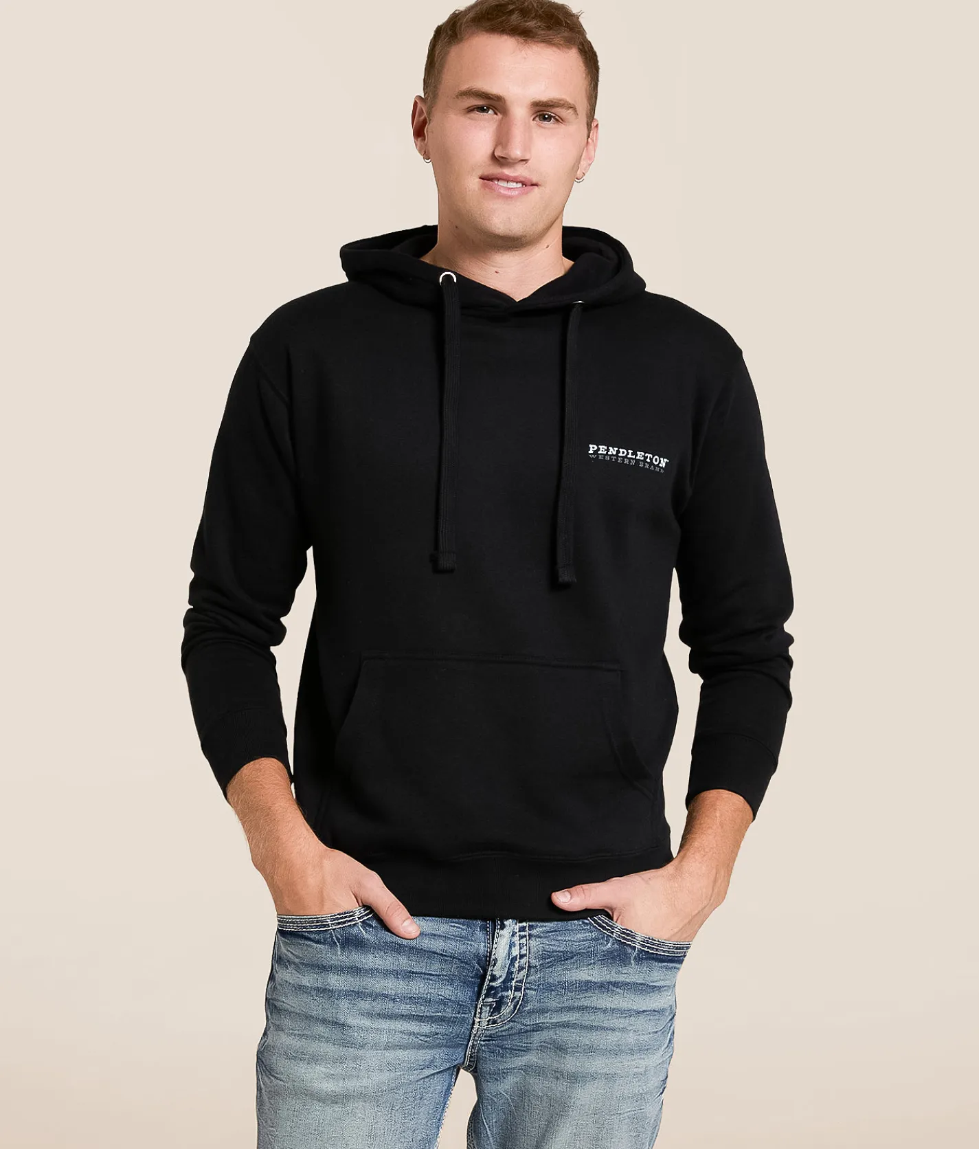 Pendleton Echo Canyon Hooded Sweatshirt Black Discount