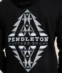 Pendleton Echo Canyon Hooded Sweatshirt Black Discount