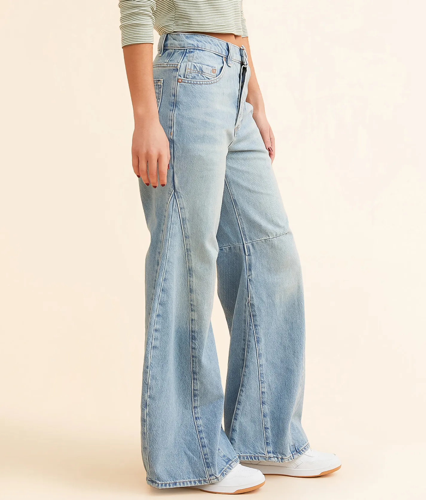 Free People Eden High Slouchy Wide Leg Jean Fast Forward Online
