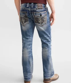 Rock Revival Edgar Boot Stretch Jean Edgar B201 New
