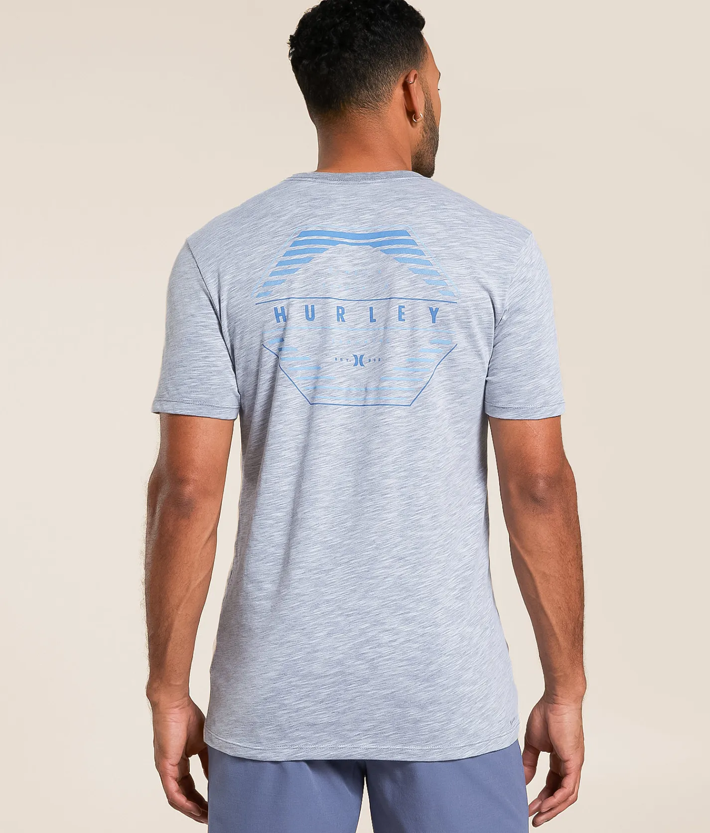 Hurley Eight Side T-Shirt White Navy Sale
