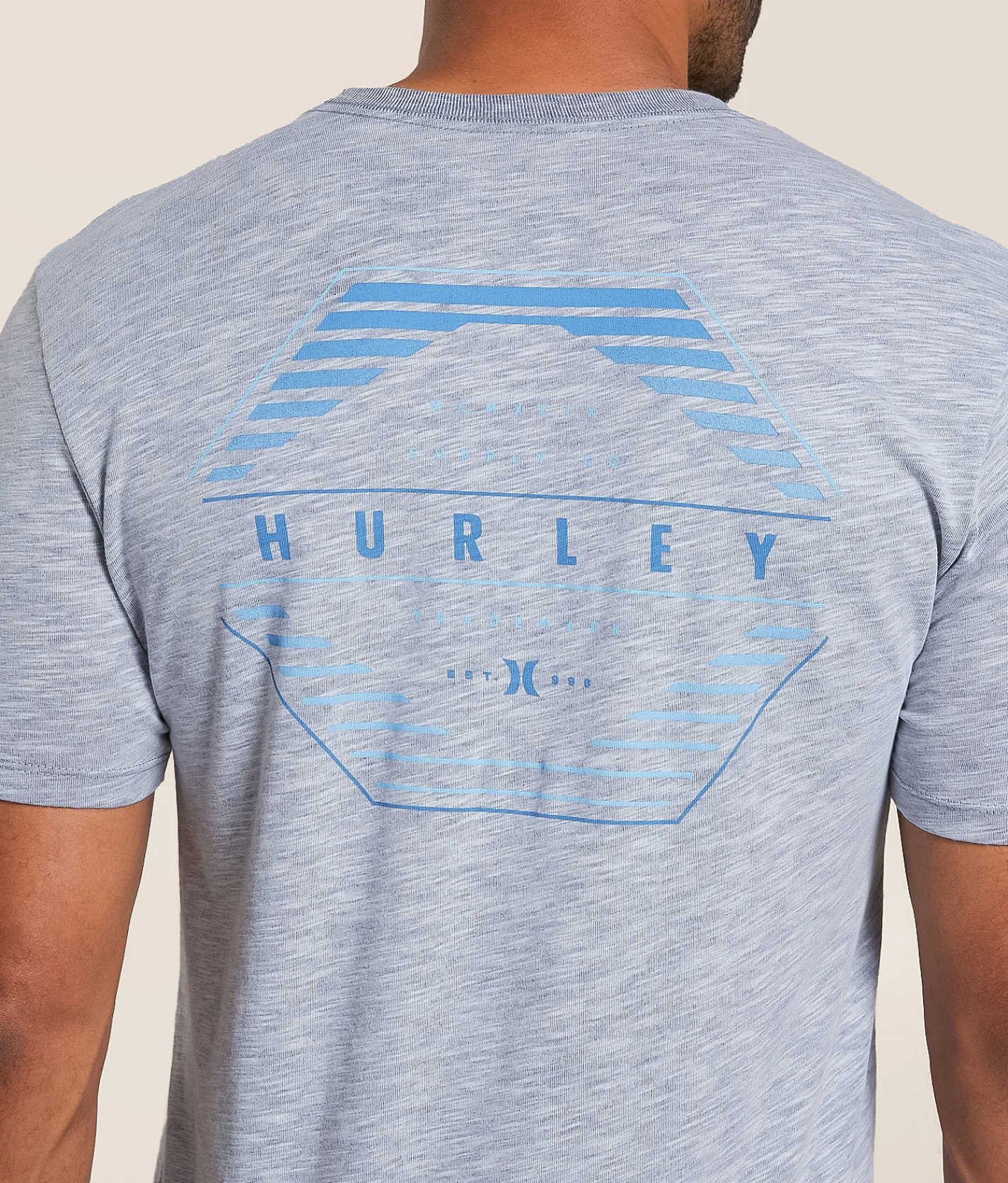 Hurley Eight Side T-Shirt White Navy Sale
