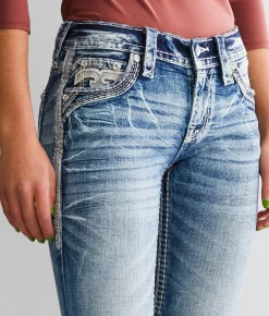 Jeans|Bottoms | Rock Revival Eilish Low Rise Straight Stretch Jean Eilish CJ208