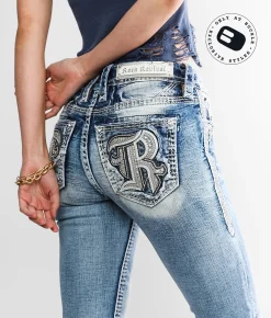 Rock Revival Eilish Mid-Rise Boot Stretch Jean Eilish MB205 Hot