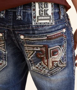 Rock Revival Eithan Slim Straight Stretch Jean Eithan SJ208 Hot