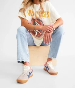 Gola® Elan Leather Sneaker Mocha White Clearance