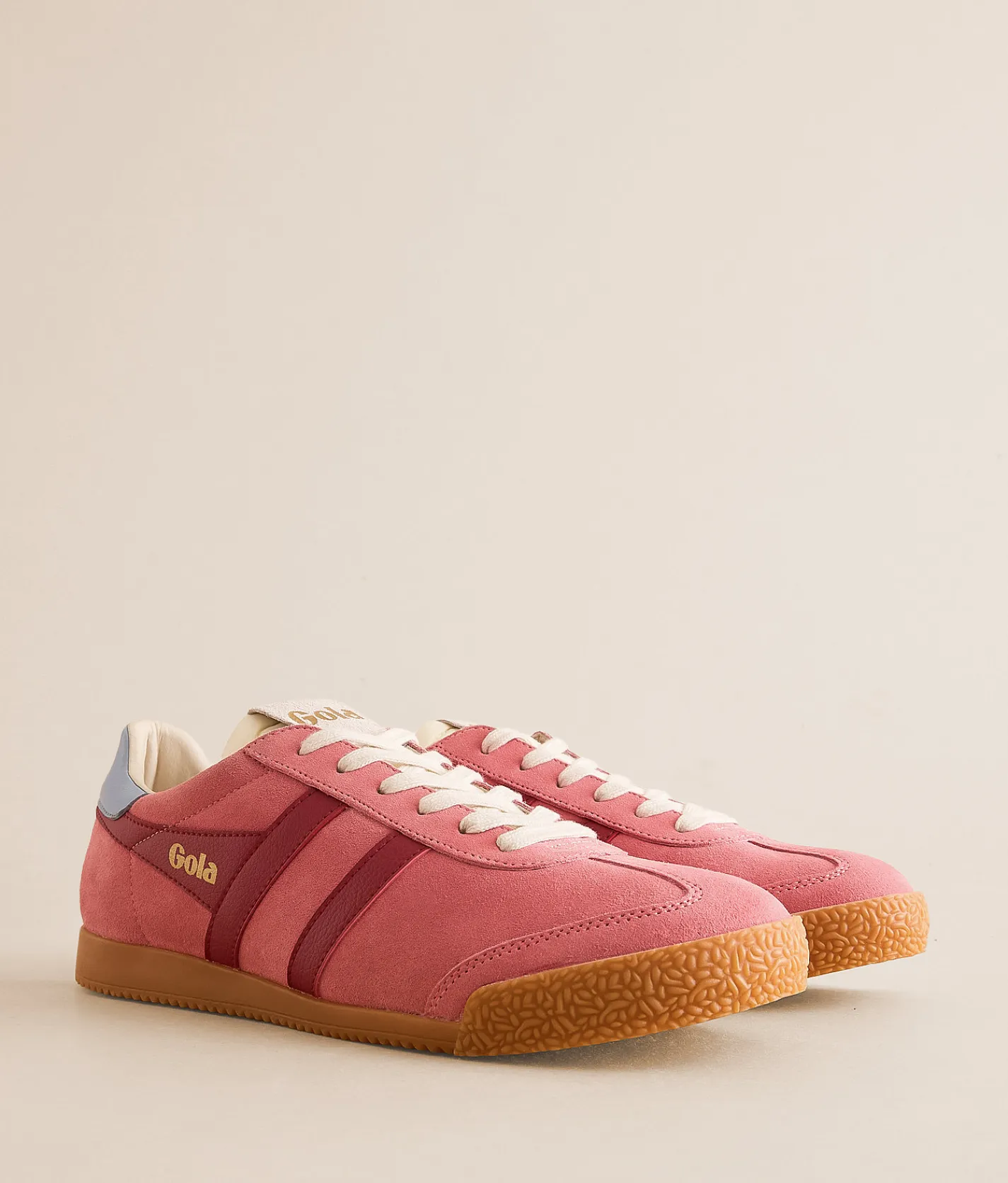 Gola® Elan Leather Sneaker Bubblegum Lollipop Air New