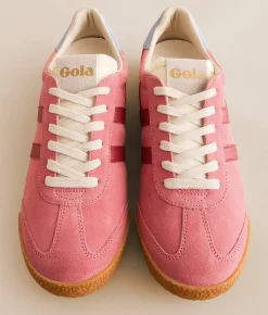Gola® Elan Leather Sneaker Bubblegum Lollipop Air New