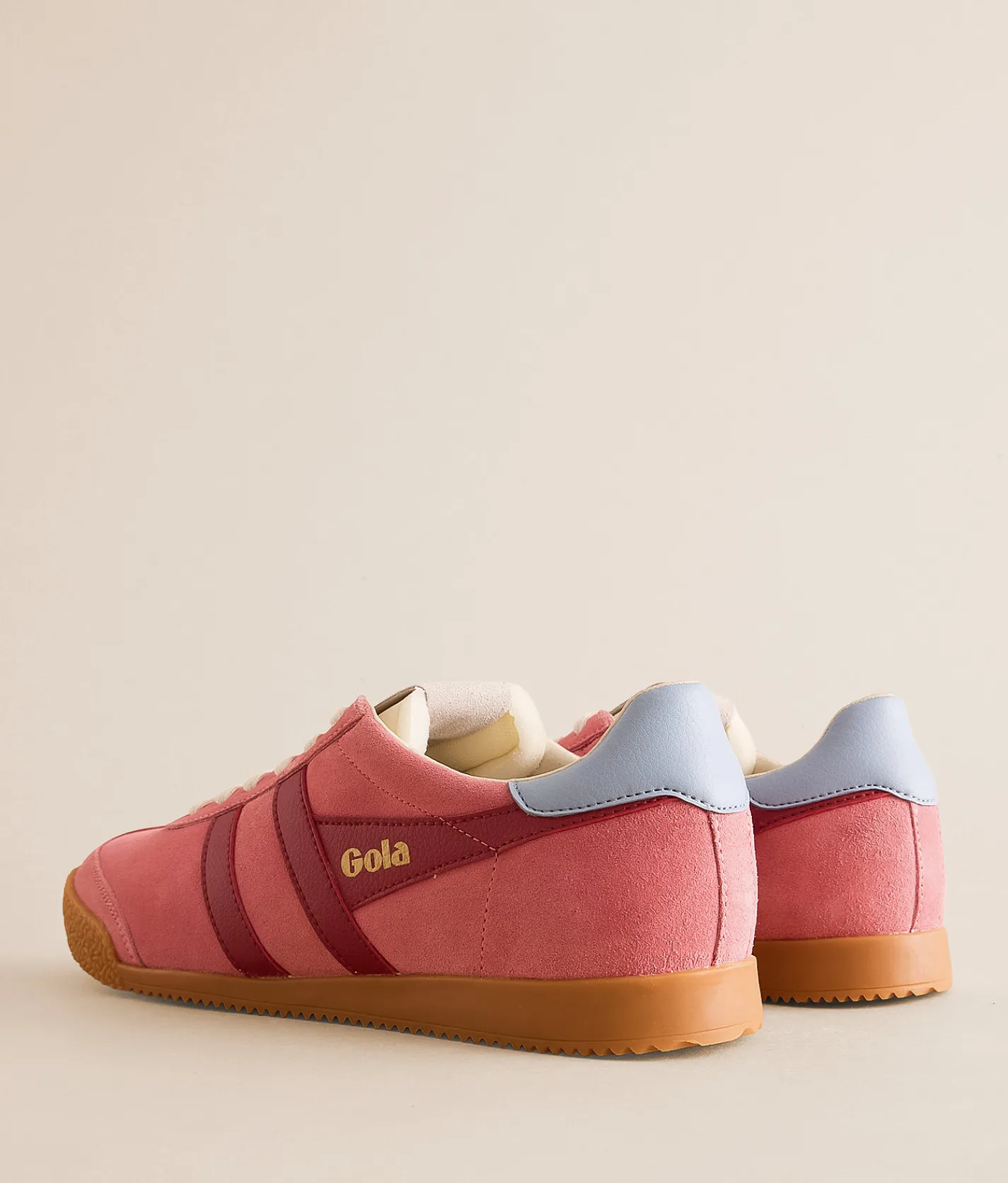 Gola® Elan Leather Sneaker Bubblegum Lollipop Air New