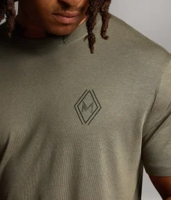 Tops|Graphic T-Shirts | Maven Co-op Elemental Crest Performance T-Shirt Soft Green