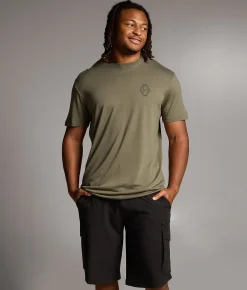 Tops|Graphic T-Shirts | Maven Co-op Elemental Crest Performance T-Shirt Soft Green