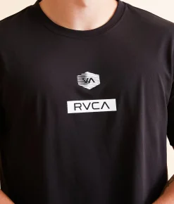 RVCA Element Streak Sport T-Shirt Black Clearance
