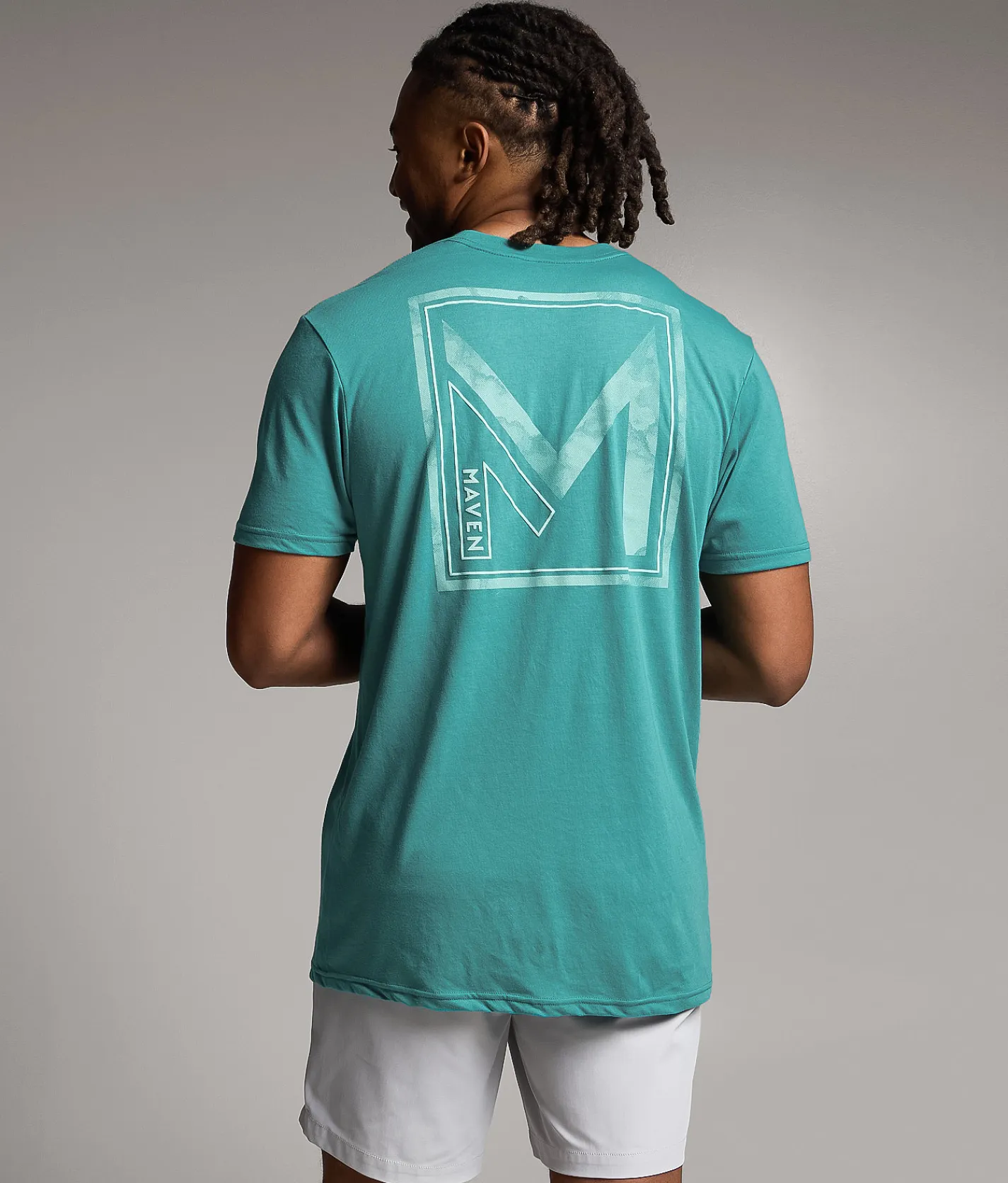 Maven Co-op Elevated M T-Shirt Green Blue Slate Online
