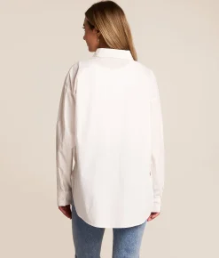 Tops | Z Supply Elevated Poplin Blouse White