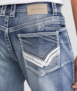 Buckle Black Eleven Straight Stretch Jean Yew Clearance
