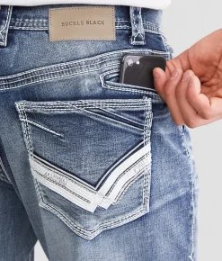 Buckle Black Eleven Straight Stretch Jean Yew Clearance