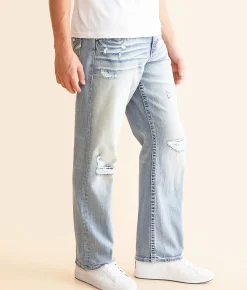 Buckle Black Eleven Straight Stretch Jean Azul Discount