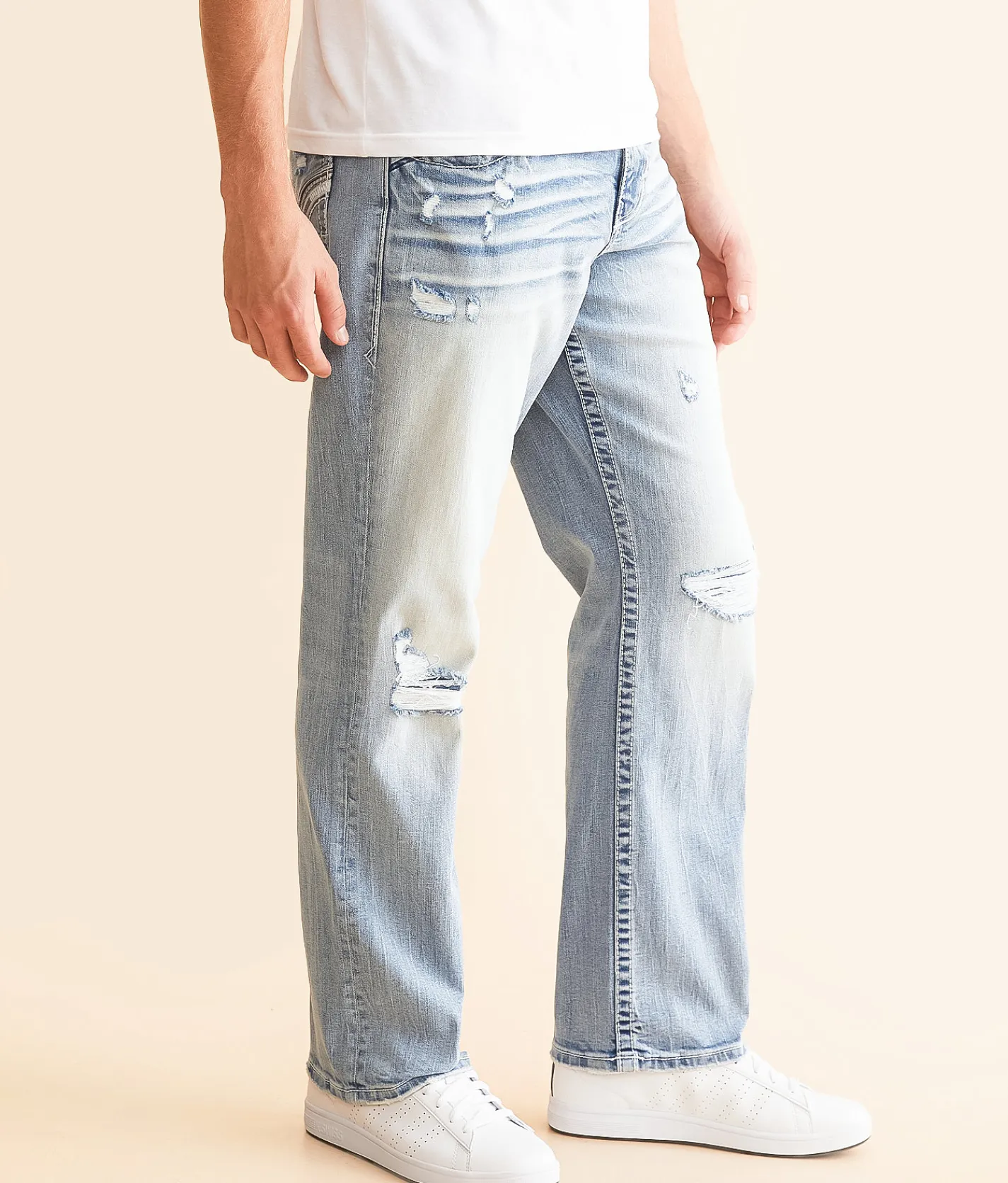 Buckle Black Eleven Straight Stretch Jean Azul Discount