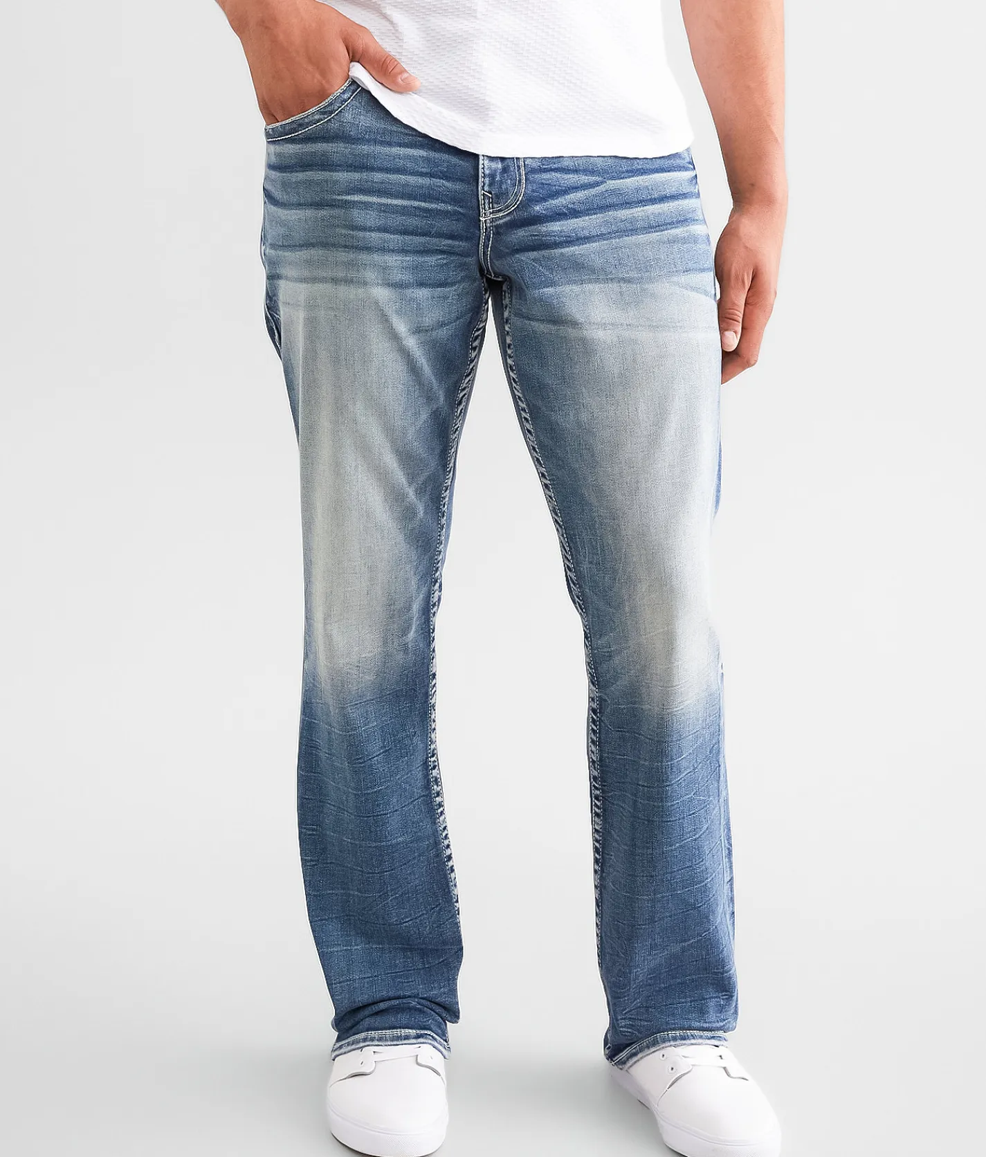Buckle Black Eleven Straight Stretch Jean Buxton Discount
