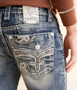Rock Revival Eliezer Slim Straight Stretch Jean Eliezer SJ202 Sale