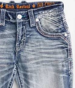Rock Revival Jeans|Bottoms | Rock Revival Elijah Slim Straight Stretch Jean Elijah SJ205