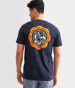 Brixton Elkins T-Shirt Navy Online