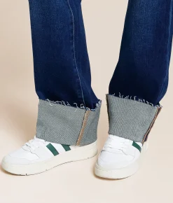 HIDDEN Ella Classic Straight Stretch Cuffed Jean Rockport Online