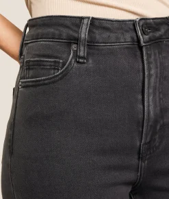 Jeans|Bottoms | HIDDEN Ella Classic Straight Stretch Jean Charcoal