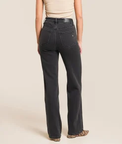 Jeans|Bottoms | HIDDEN Ella Classic Straight Stretch Jean Charcoal