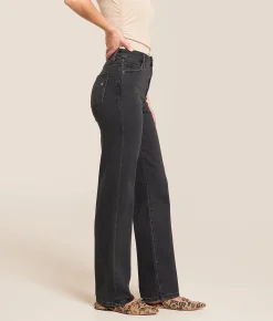 Jeans|Bottoms | HIDDEN Ella Classic Straight Stretch Jean Charcoal
