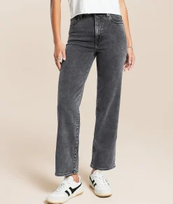 Jeans|Bottoms | HIDDEN Ella Cropped Classic Straight Stretch Jean South Mission