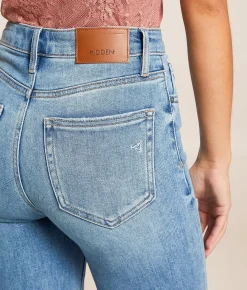 Jeans|Bottoms | HIDDEN Ella Cropped Classic Straight Stretch Jean Goleta